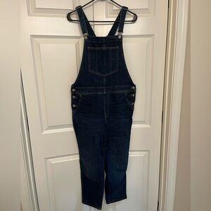 Dark Blue Denim Overalls
